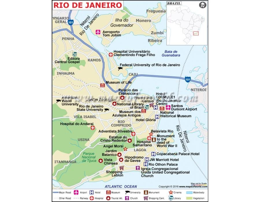 Rio de Janeiro, فروشگاه نقشه