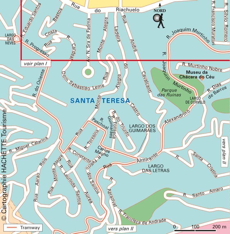 سانتا ترزا, Rio de Janeiro نقشه