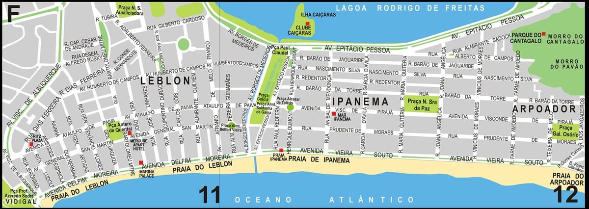 لبلن Rio de Janeiro نقشه