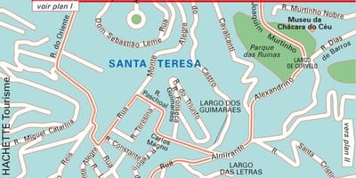 سانتا ترزا, Rio de Janeiro نقشه