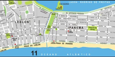 لبلن Rio de Janeiro نقشه