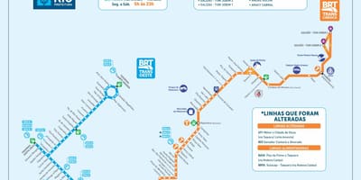 ریو brt نقشه